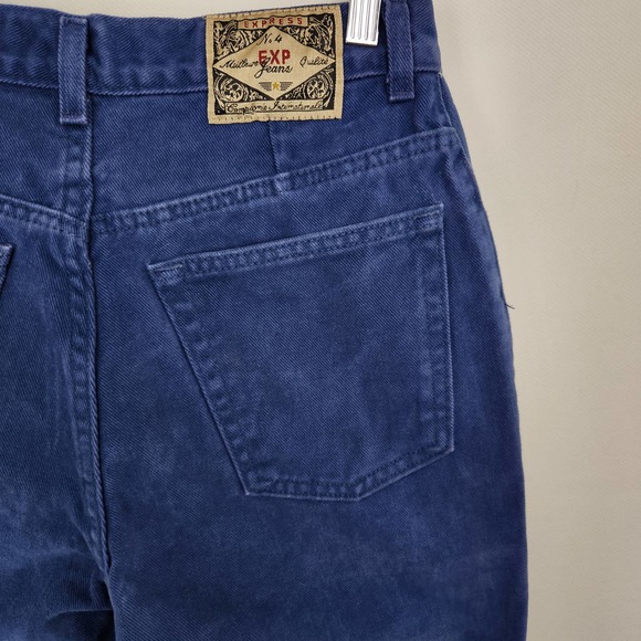 Vintage 80s Express Blue Jeans 29 - Picture 4 of 5